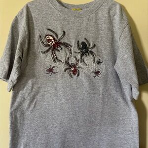 Kids Gray Spider T-Shirt